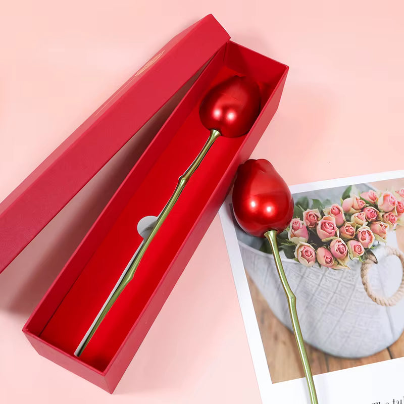 Romantic Rose Gift Box for Ring – Perfect for Love or Engagement, with Pandora Mirror Edition Ring Gift