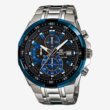 Casio Edifice Men's Black Dial Stainless Steel Band Watch - EF-539D-1A2V, Analog - Mirror Original