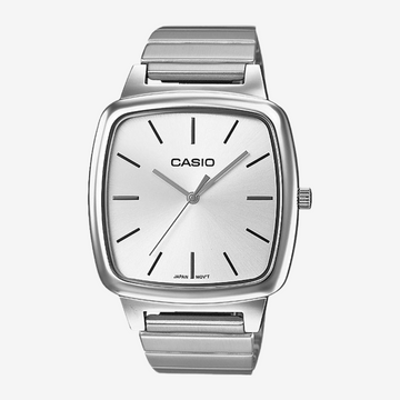 Casio Unisex Watch Analog Stainless Steel Silver High Quality