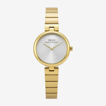 IBSO Women’s Watch Minimalist Gold Steel Bracelet Japanese Movement Original