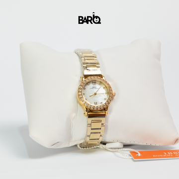 IBSO Women’s Watch Gold Crystal Accents Elegant Japanese Movement Original