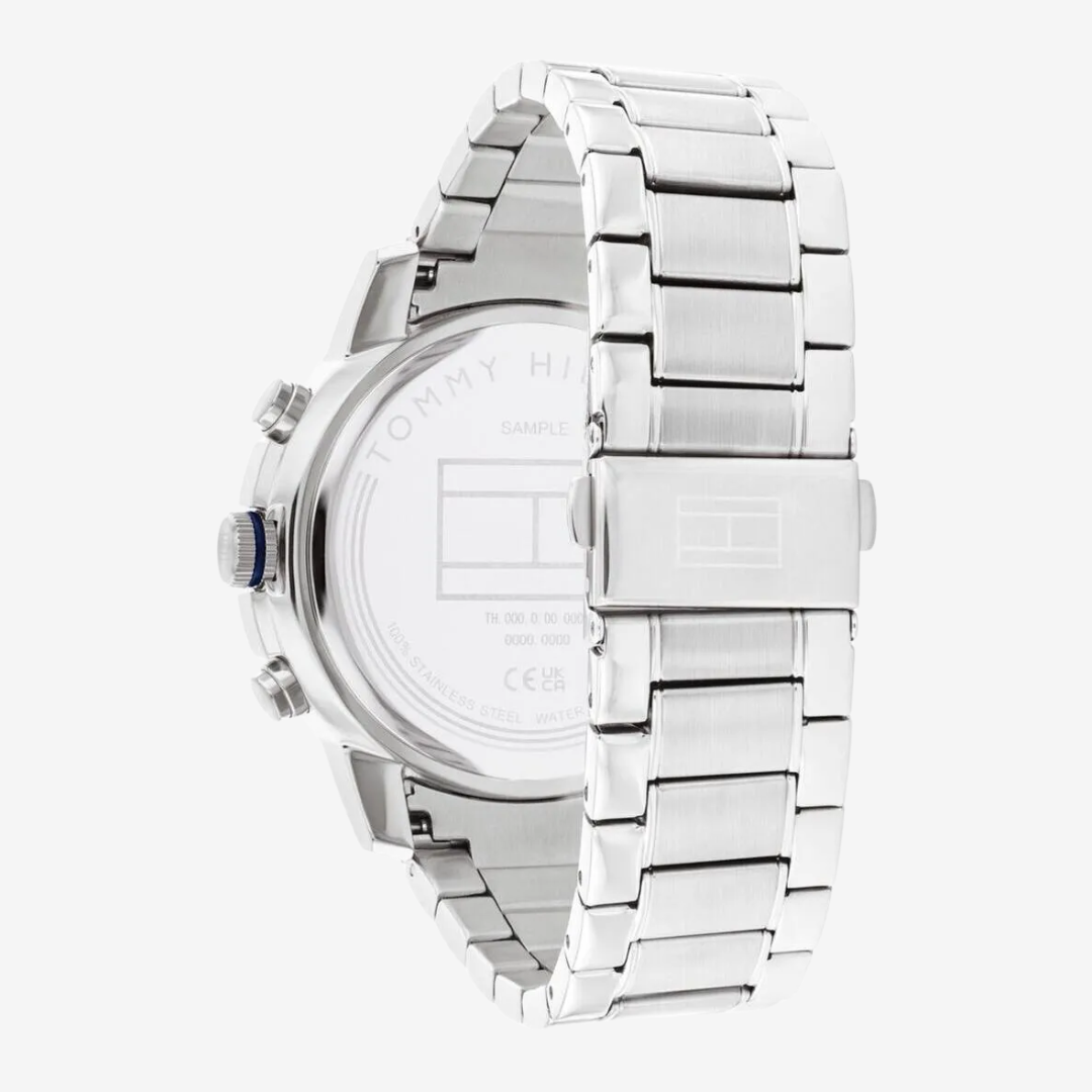 Tommy Hilfiger Men’s Watch 1792104 Quartz Stainless Steel Case Bracelet Original