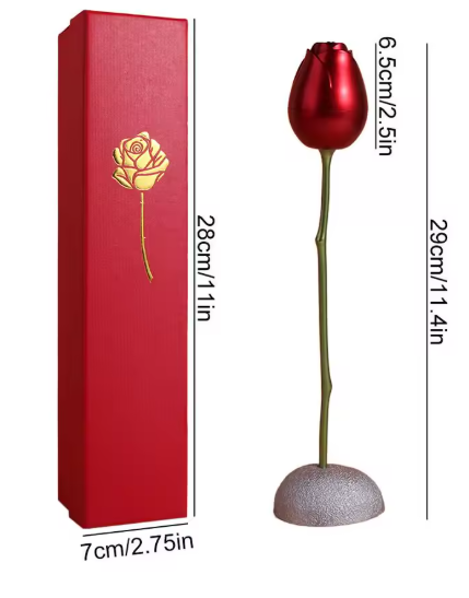 Romantic Rose Gift Box for Ring – Perfect for Love or Engagement, with Pandora Mirror Edition Ring Gift