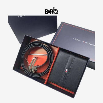 Tommy Hilfiger Men’s Gift Set Wallet and Belt Leather