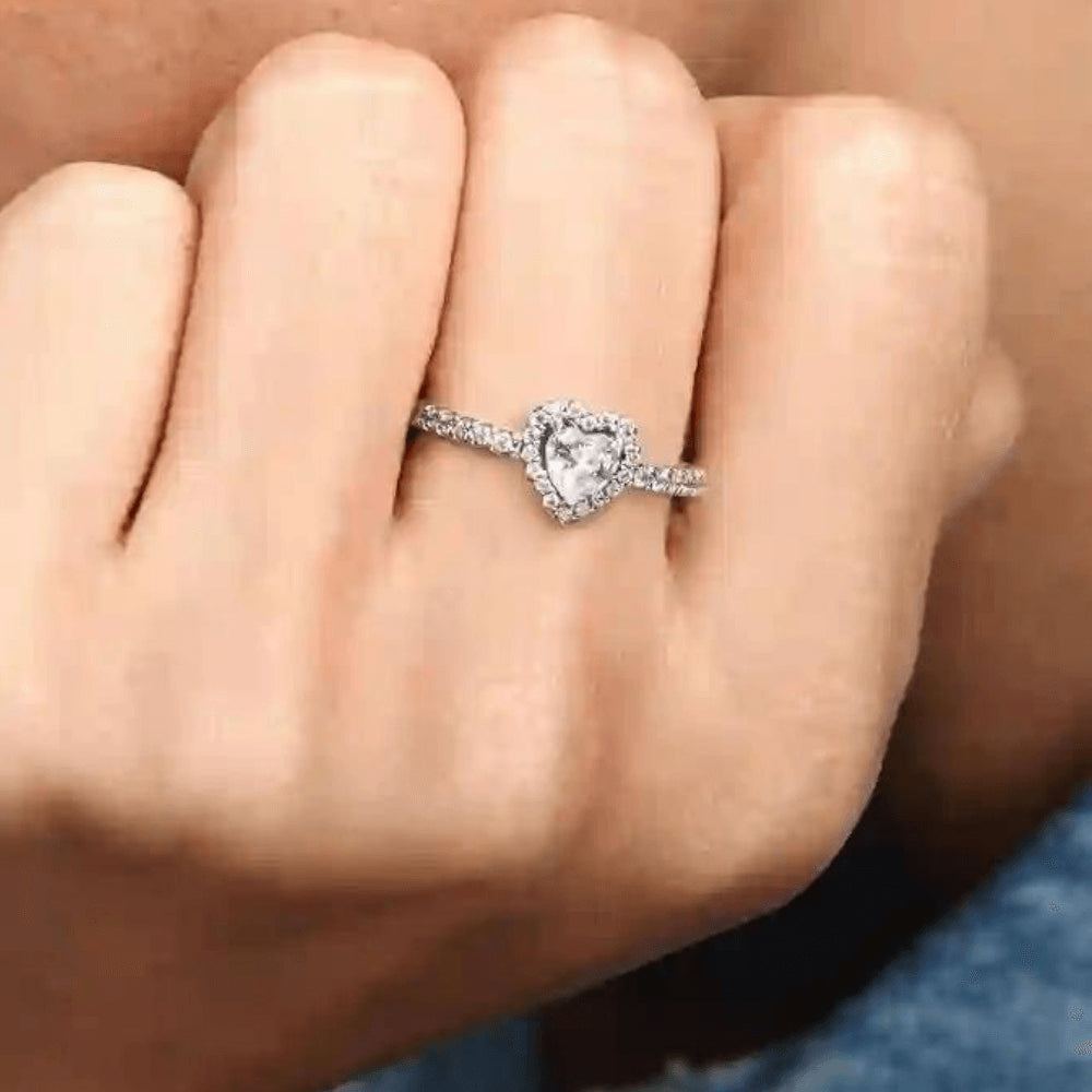 Romantic Rose Gift Box for Ring – Perfect for Love or Engagement, with Pandora Mirror Edition Ring Gift