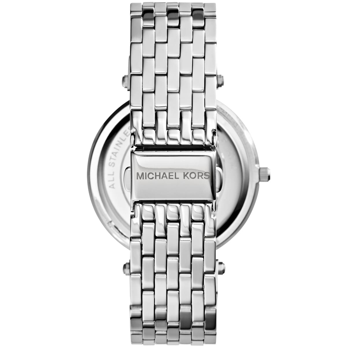 Michael Kors Women’s Watch MK3190 – Silver with Double Crystal Bezel, Elegant Stainless Steel Design