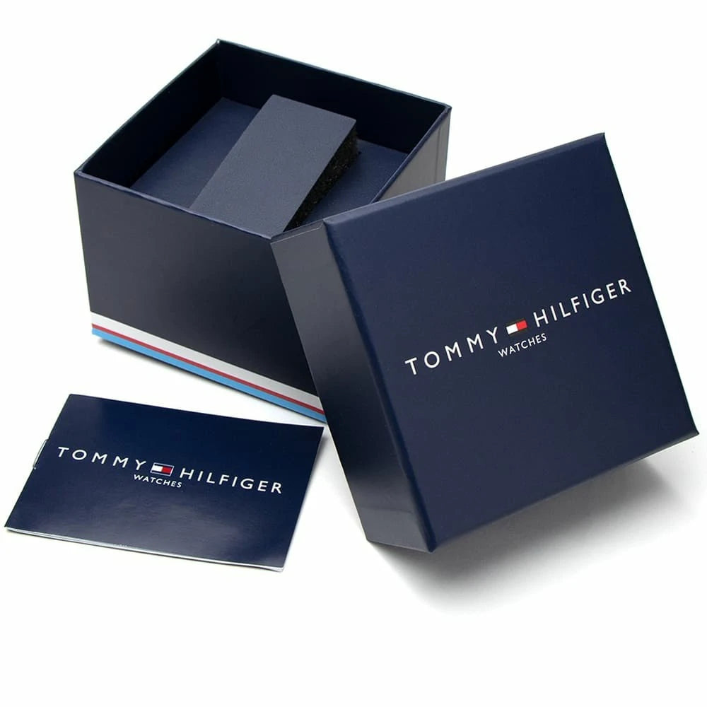 Tommy Hilfiger Multi Dial Quartz Watch for Men with Navy Blue Silicone Strap blue original 1791476