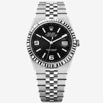 Rolex Land-Dweller Mirror Original Quartz Men’s Watch 40mm – Silver Stainless Steel with Black Dial
