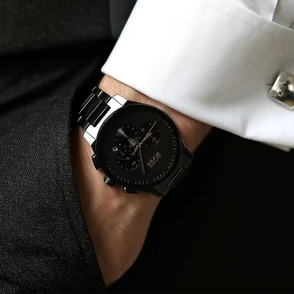 BOSS Peak 1513814 Men’s Chronograph Watch – Black Dial | Original
