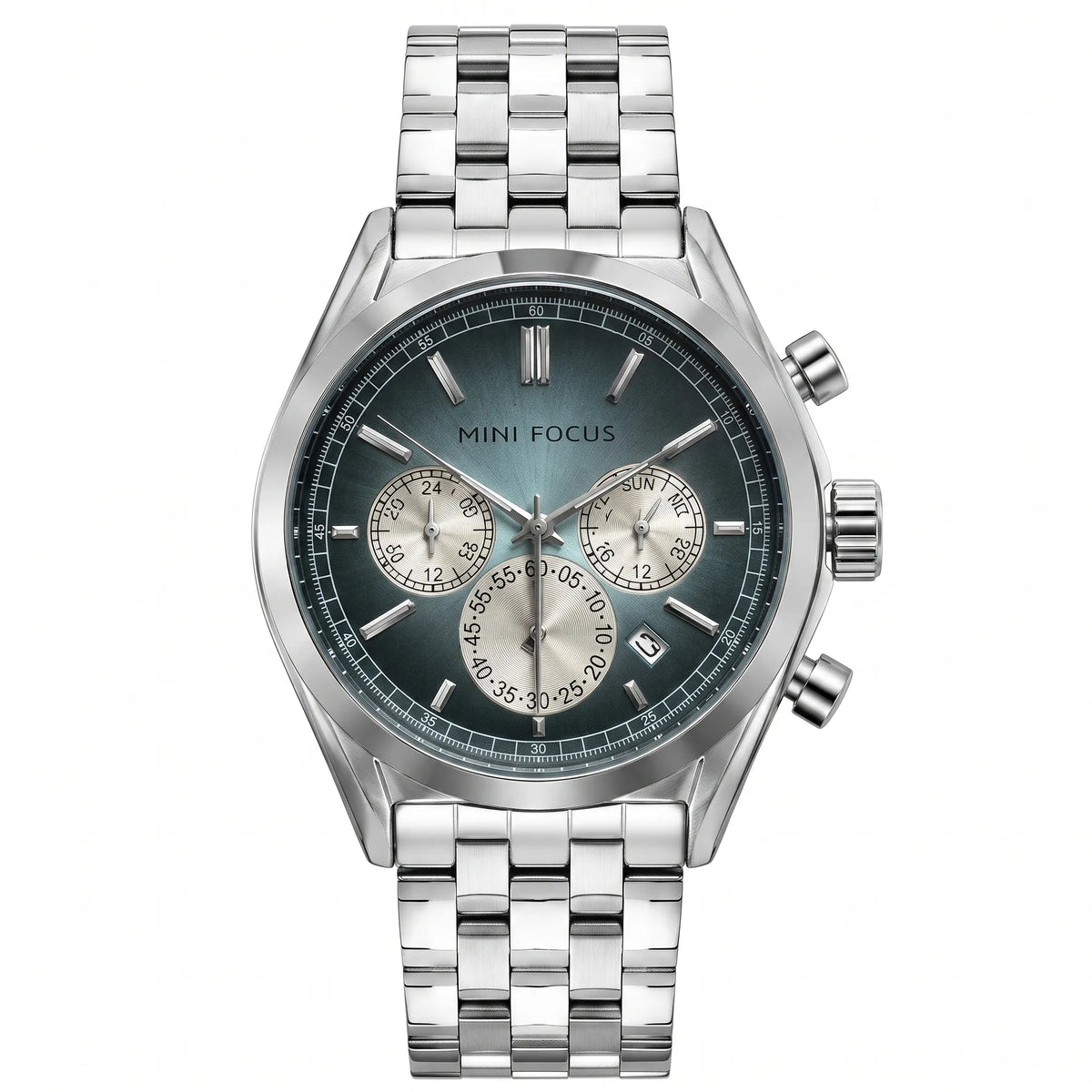 MINI FOCUS MF0638G Men’s Chronograph Watch – Turquoise Dial | Original