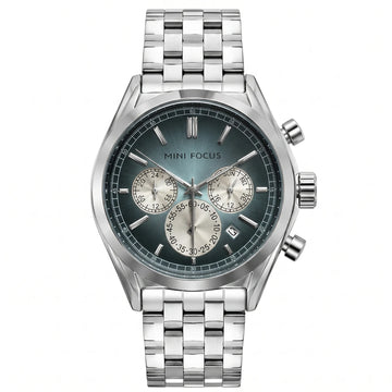 MINI FOCUS MF0638G Men’s Chronograph Watch – Turquoise Dial | Original