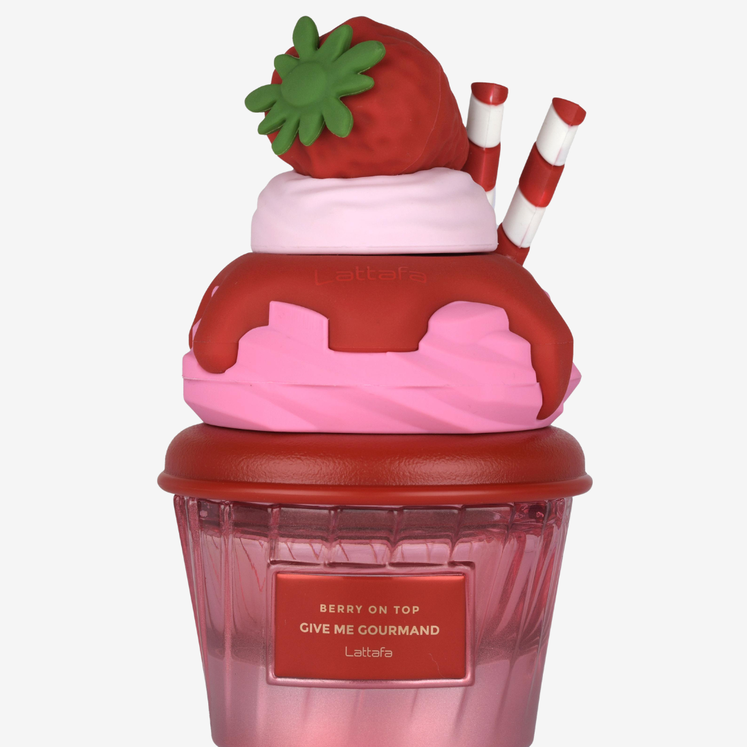 Lattafa Give Me Gourmand Berry on Top 75ml | Sweet Fruity Dessert Perfume for Women