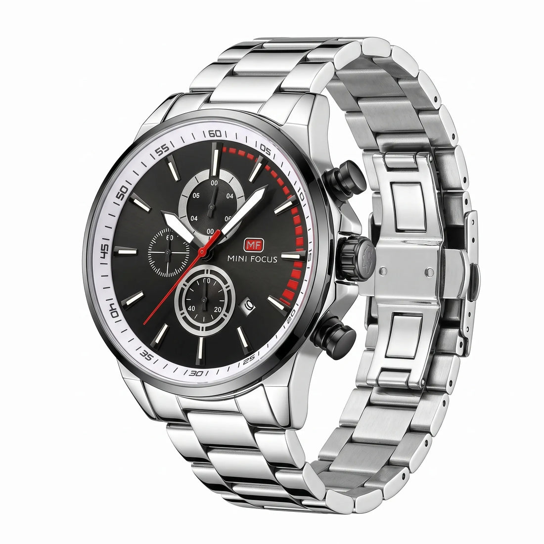 Mini Focus Casual Watch – MF0085G. Men’s 44mm Silver Original