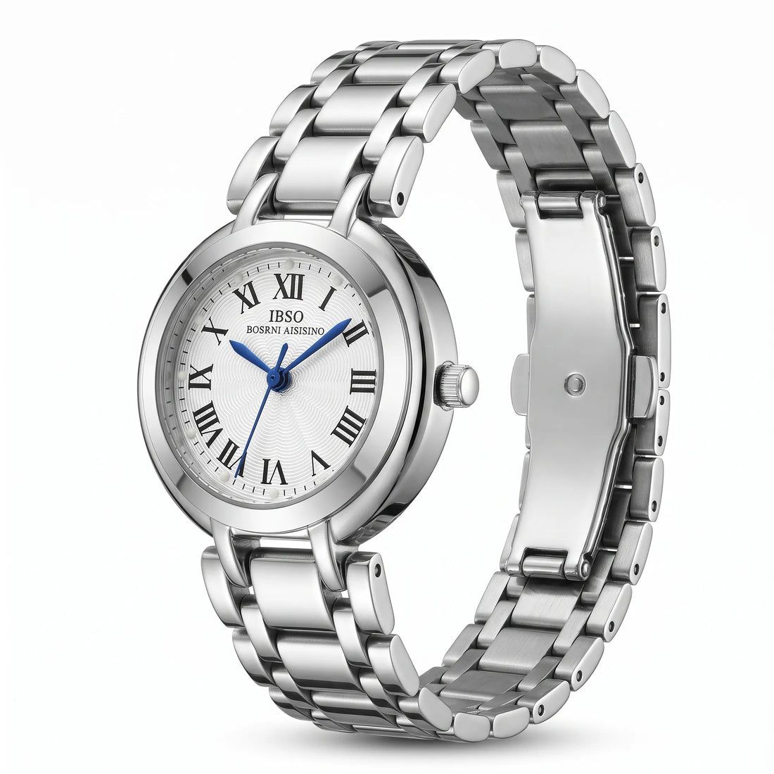 IBSO Original Women’s Silver Watch – Japanese Movement, Classic Luxury Design