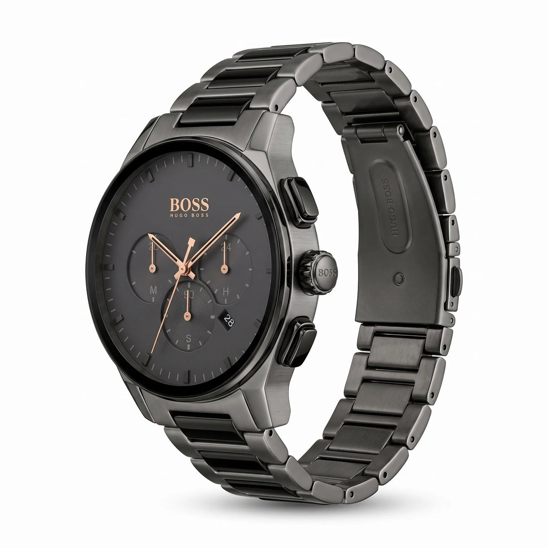 BOSS Peak 1513814 Men’s Chronograph Watch – Black Dial | Original