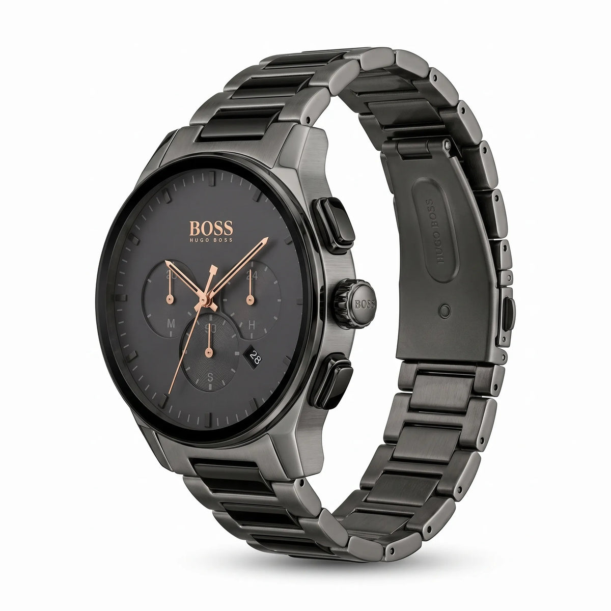 BOSS Peak 1513814 Men’s Chronograph Watch – Black Dial | Original