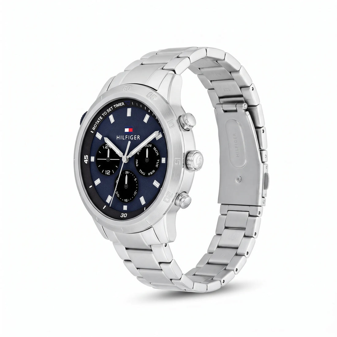Tommy Hilfiger Men’s Watch 1792104 Quartz Stainless Steel Case Bracelet Original
