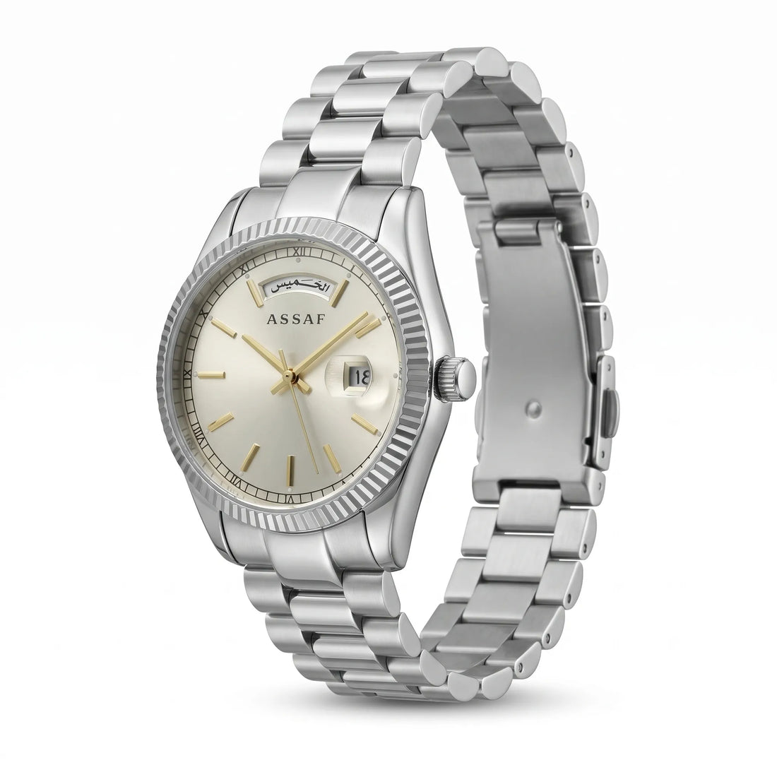 ASSAF Harun Gold Original Watch – Luxury Stainless Steel Timepiece