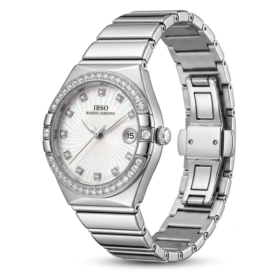 IBSO Silver Crystal Women’s Watch