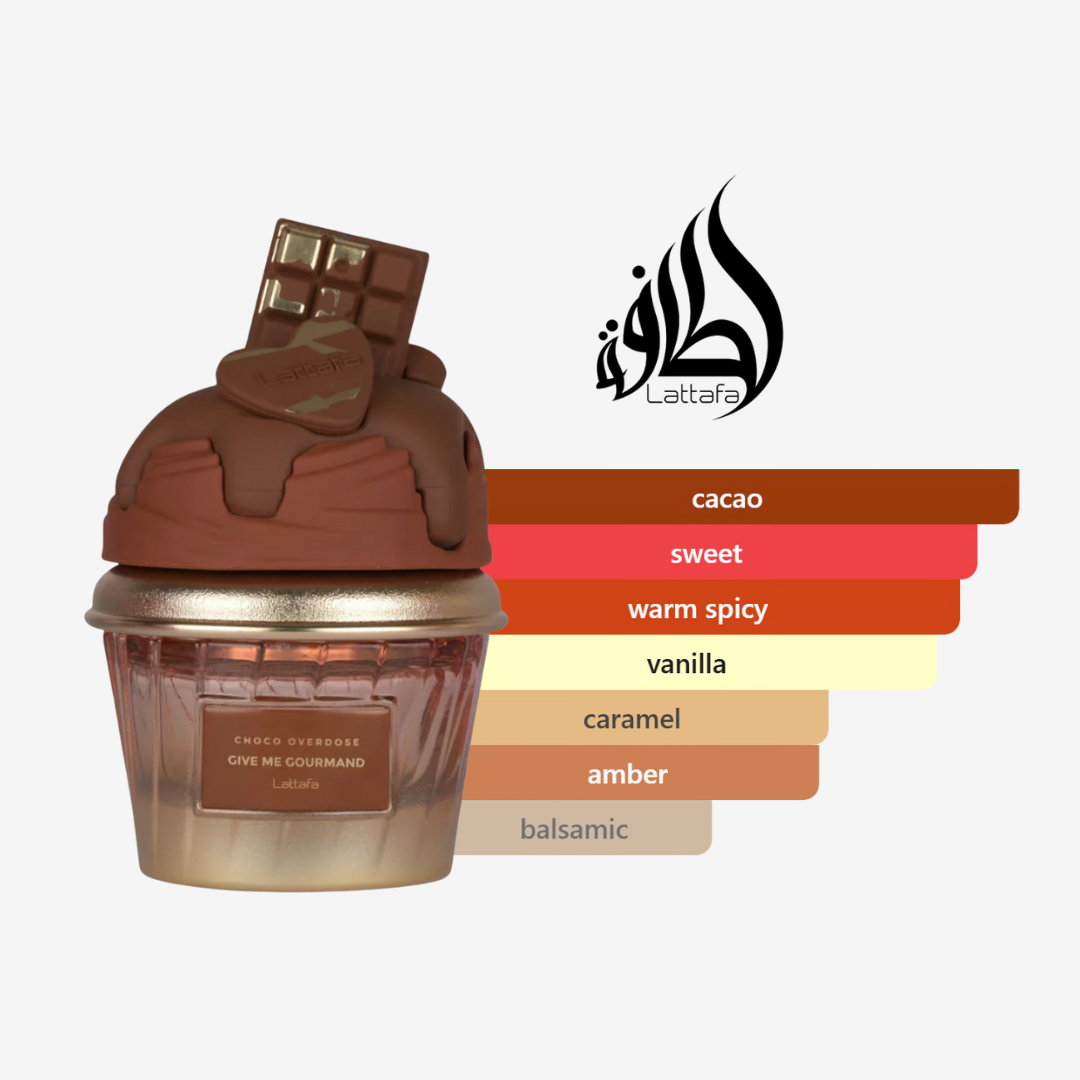 Lattafa Choco Overdose Perfume for Women – 75ml, Sweet Gourmand Chocolate Scent