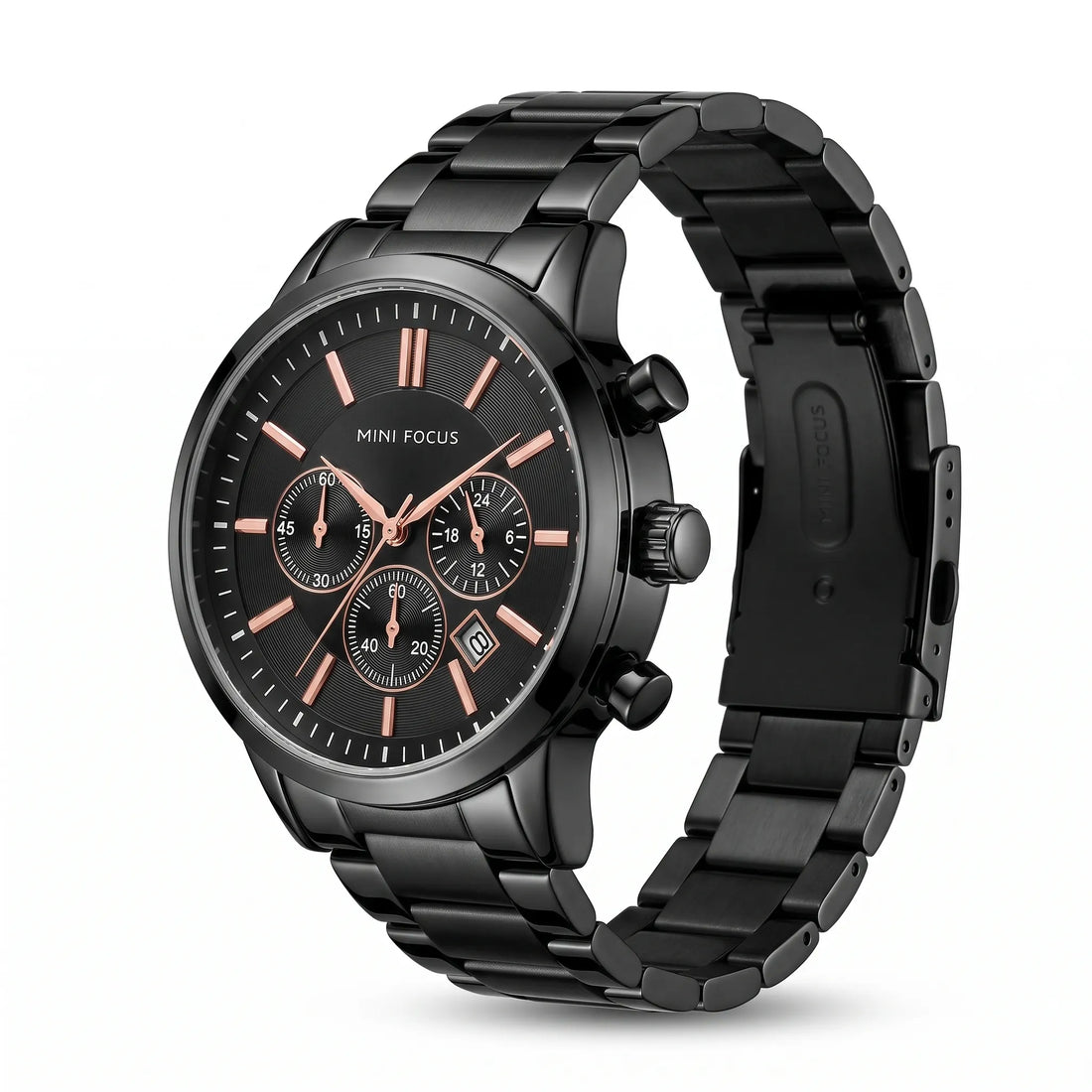 Mini Focus MF0188G Men’s Stainless Steel Analog Wrist Watch
