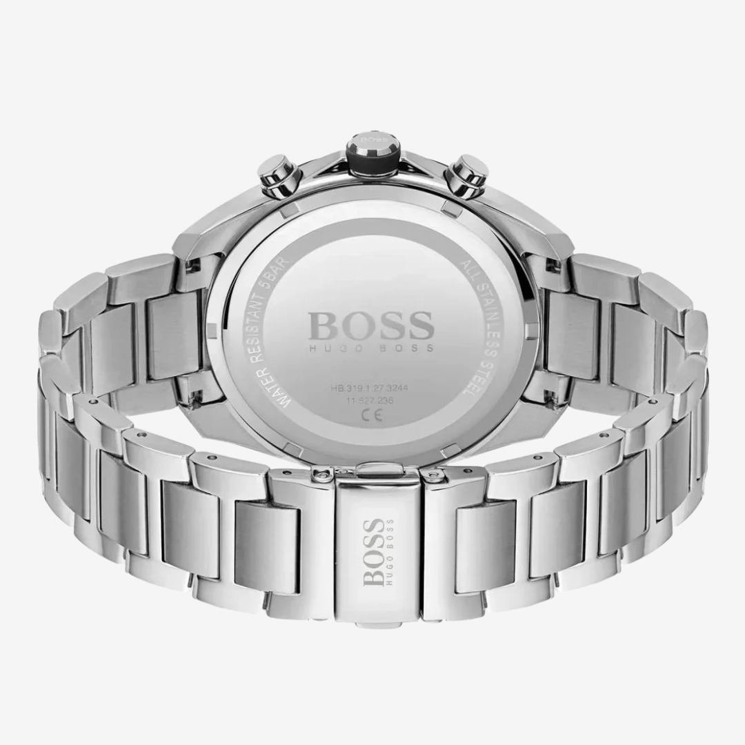 Hugo Boss Men's Distinct Chronograph Watch, 1513857 44mm Stainless Steel Strap Original