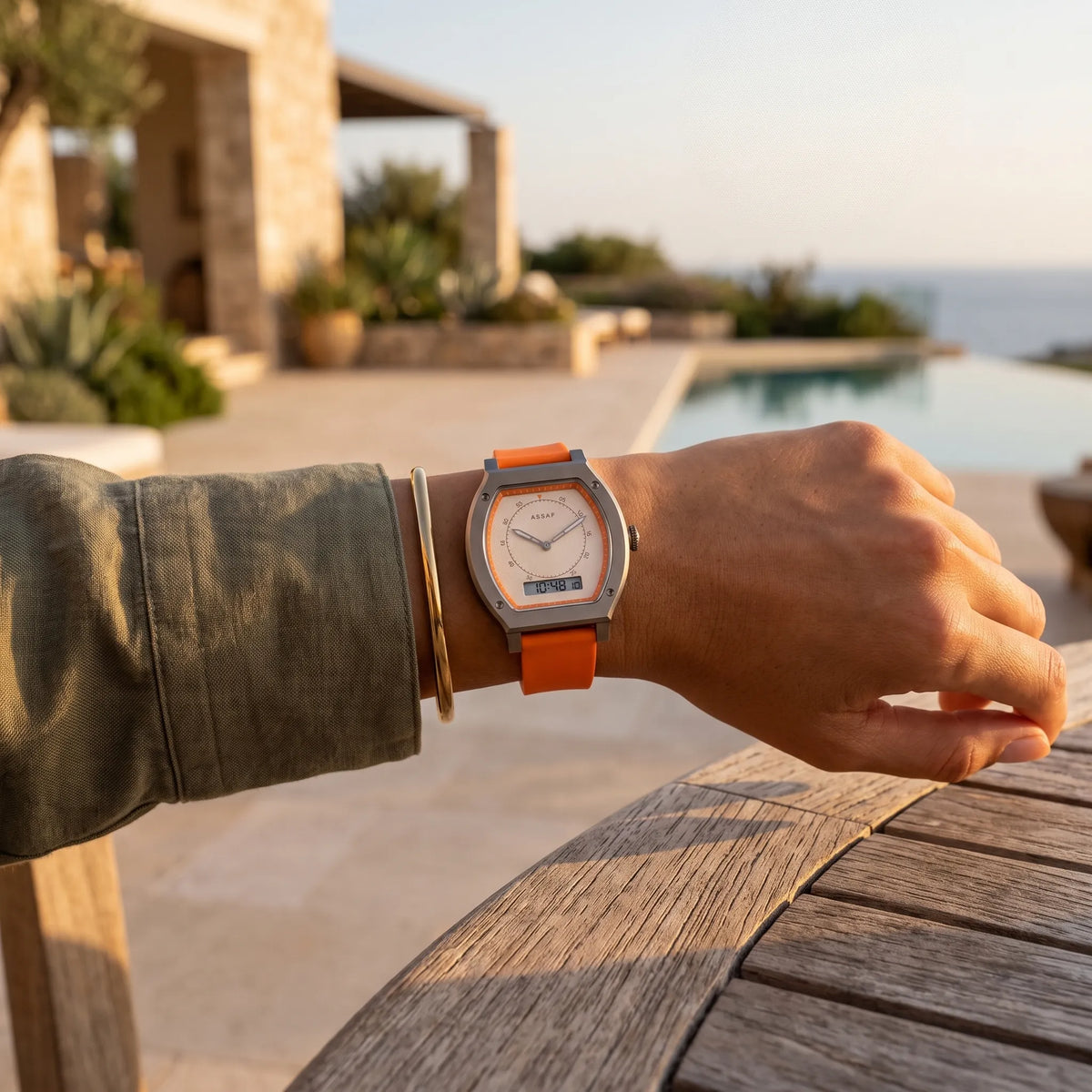 Cyber Sport Orange Watch by Assaf for Men