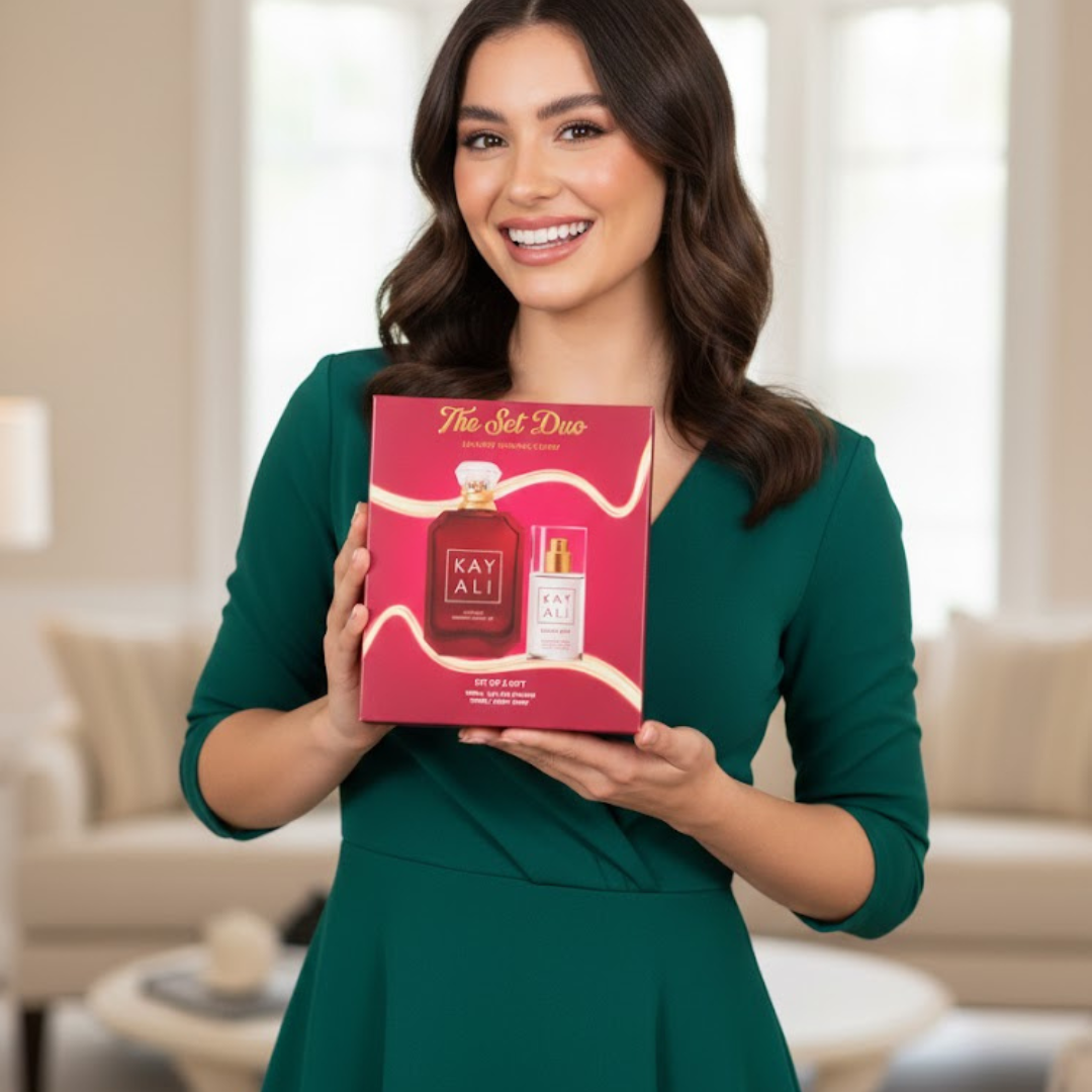 KAYALI Lovefest Burning Cherry Duo Set