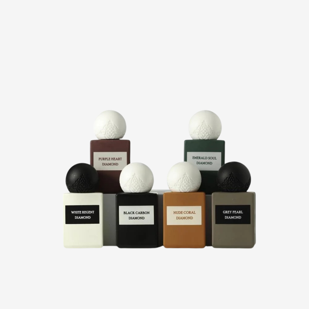 Ibrahim Al Qurashi Mini Diamond Collection – Original Luxury Perfume Set (6 Pieces)
