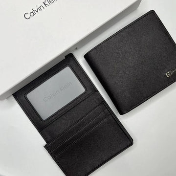 Calvin Klein Leather Gift Set – Wallet, Card Holder & Keychain
