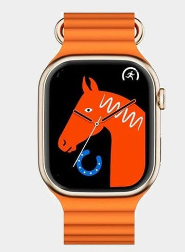T900 Ultra Smart Watch 2.02" Gold Orange Original