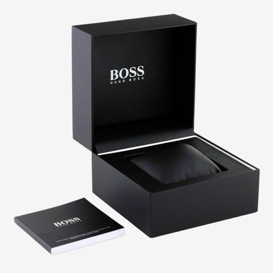 Hugo Boss Men's Distinct Chronograph Watch, 1513857 44mm Stainless Steel Strap Original