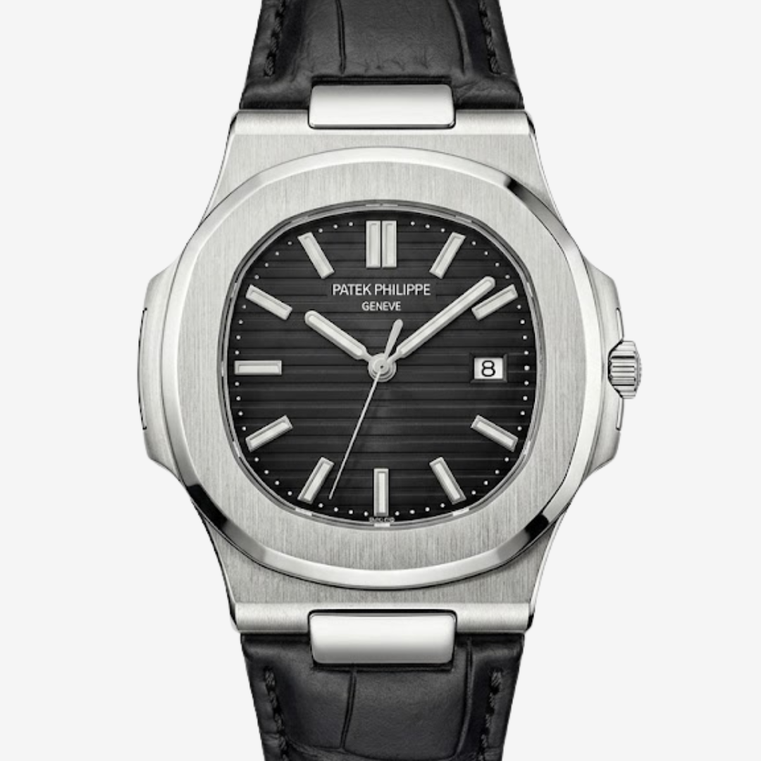 Patek Philippe Nautilus Men’s Watch – Premium Mirror Edition Quartz with Leather Strap