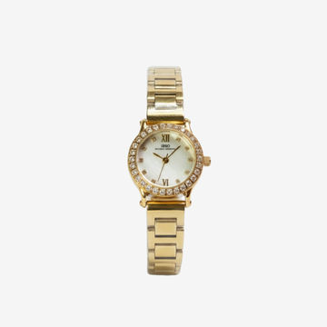 IBSO Women’s Watch Gold Crystal Accents Elegant Japanese Movement Original