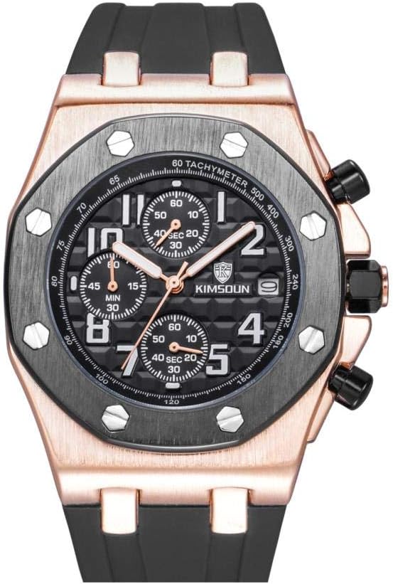 Audemars Piguet Royal Oak Offshore Chronograph Men's Quarters, Black Rubber Strap – High Quality