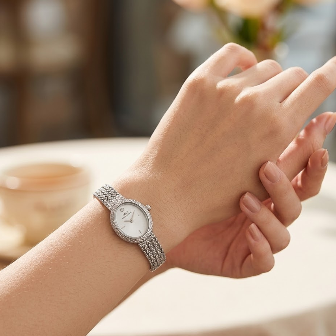IBSO Original Oval Women’s Watch – Luxury Stainless Steel Bracelet Watch