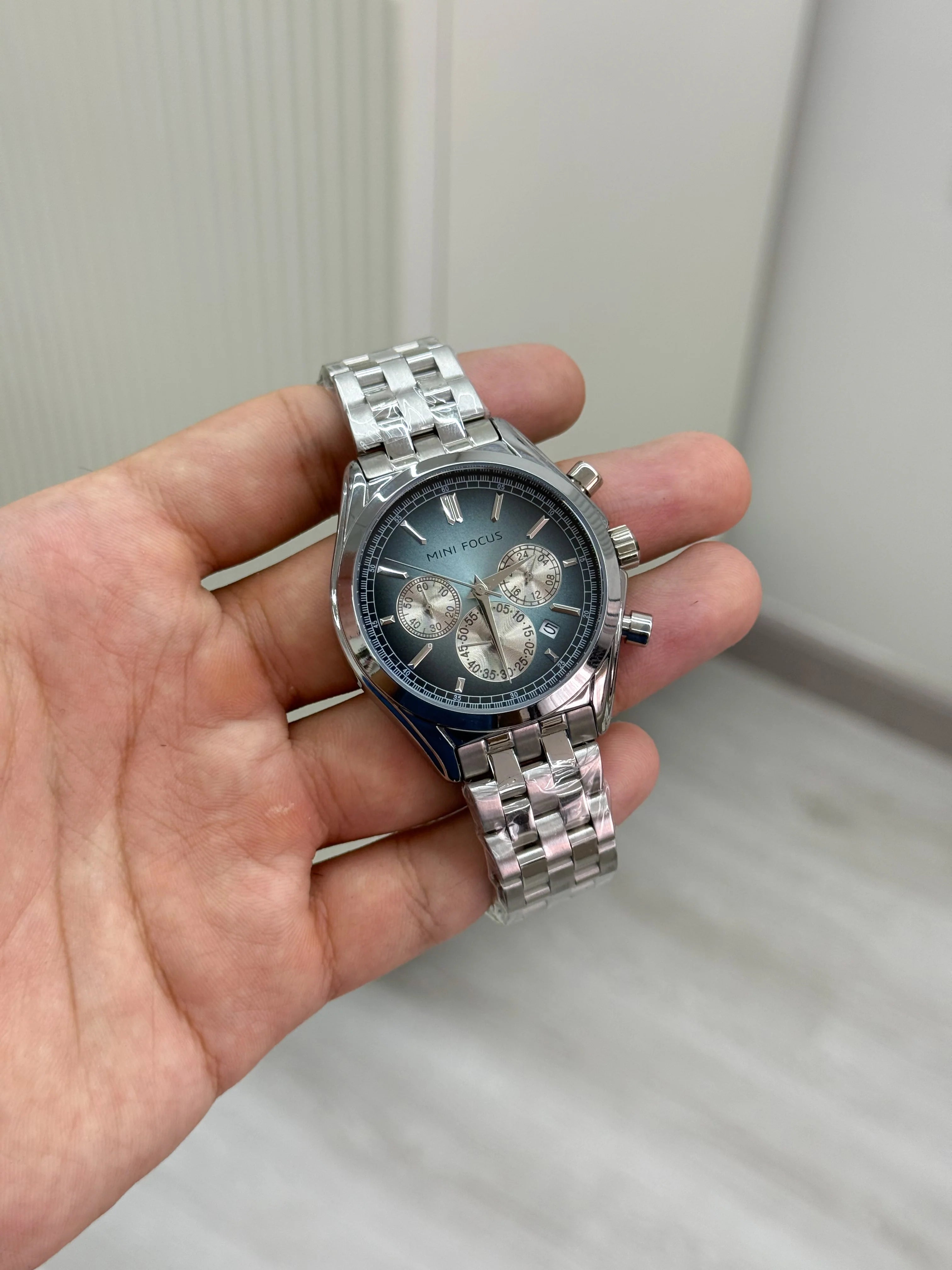 MINI FOCUS MF0638G Men’s Chronograph Watch – Turquoise Dial | Original