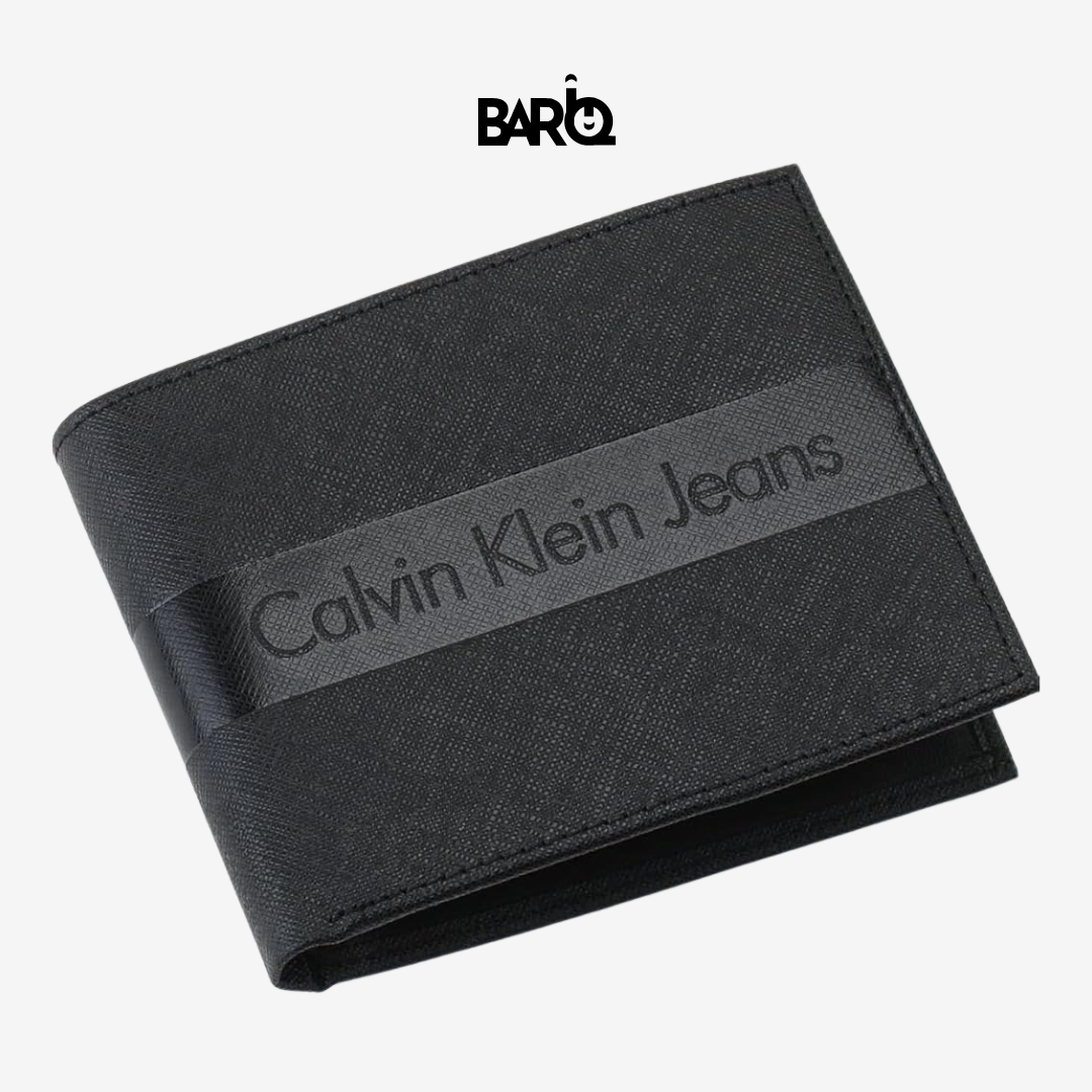 Calvin Klein Original Wallet Black Genuine Leather for Men