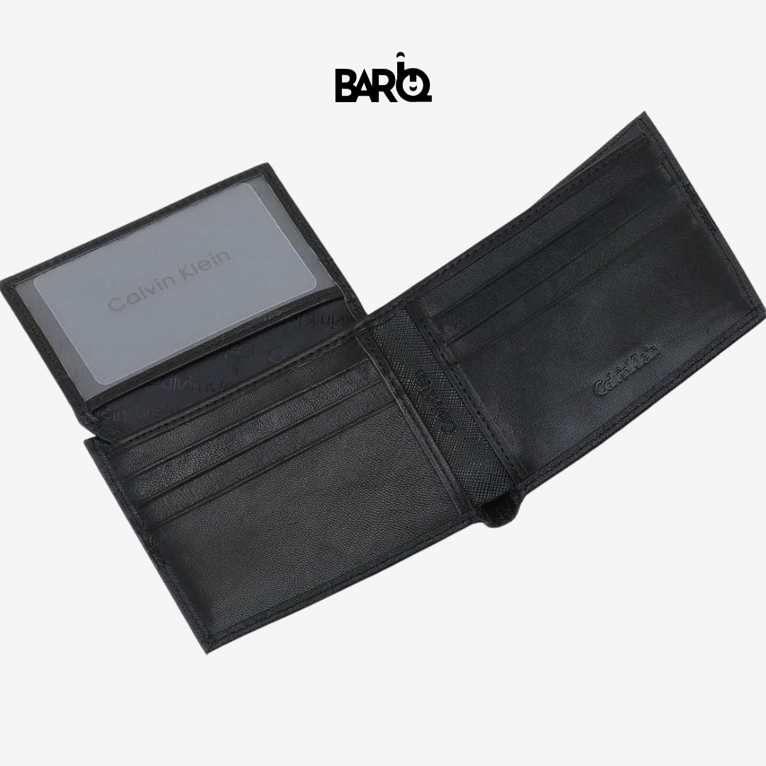 Calvin Klein Original Wallet Black Genuine Leather for Men