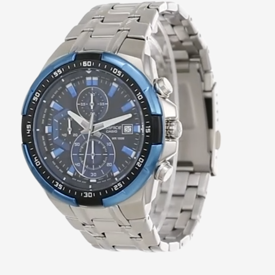 Casio Edifice Men's Black Dial Stainless Steel Band Watch - EF-539D-1A2V, Analog - Mirror Original