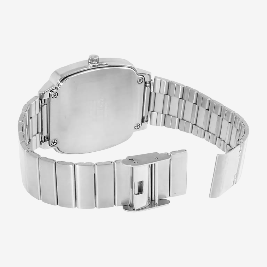 Casio Unisex Watch Analog Stainless Steel Silver High Quality