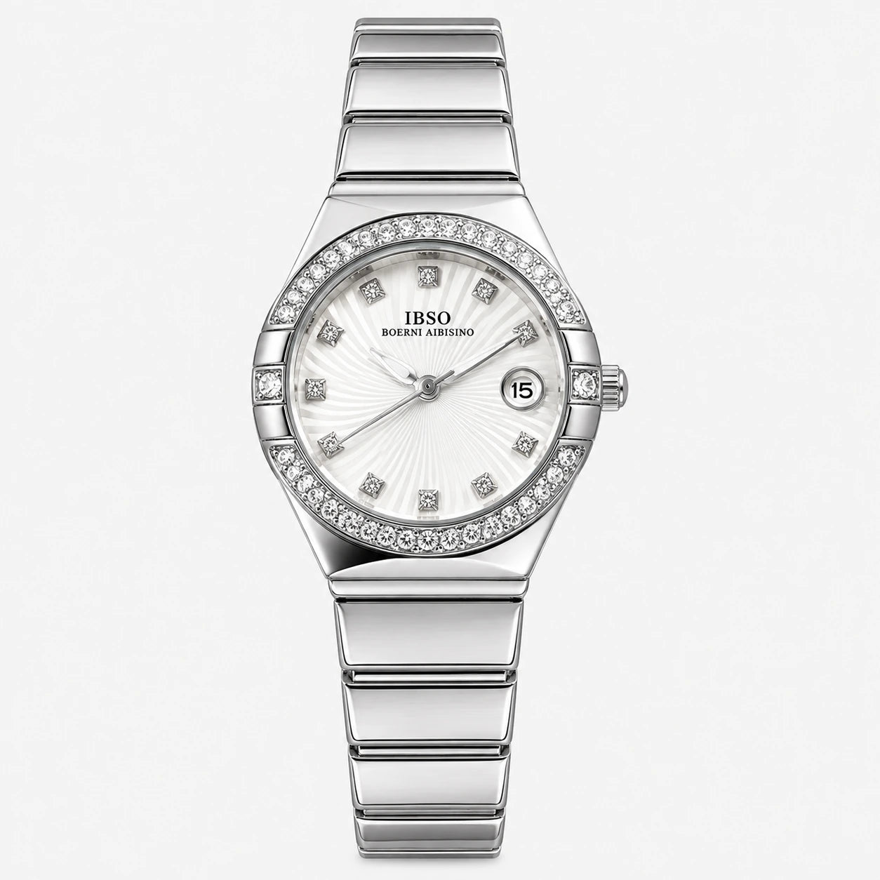 IBSO Silver Crystal Women’s Watch