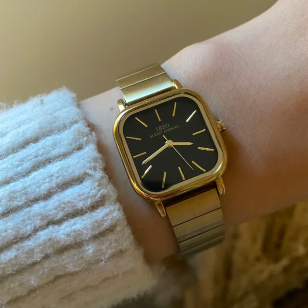 Ibso Women's Classic Watch - Gold Tone - Stainless Steel Material