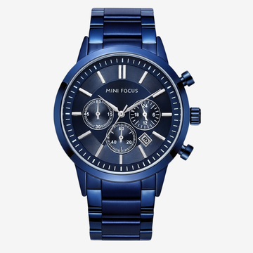 Mini Focus Casual Watch – MF0188G. Men’s 43mm Navy Blue Original