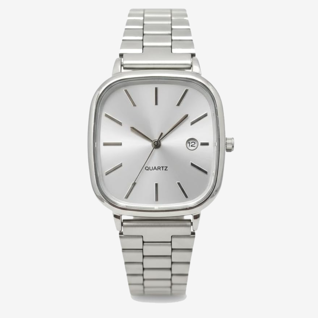 Casio Unisex Watch Analog Stainless Steel Silver High Quality