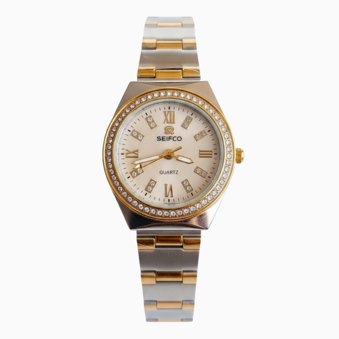 Seifco Original Women’s Watch – Japanese Quartz Movement – Two Tone Stainless Steel