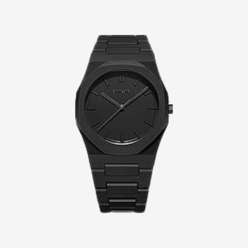 Zara Men's Japanese Quartz Movement Black Stainless Steel Strap & Black Dial – Original