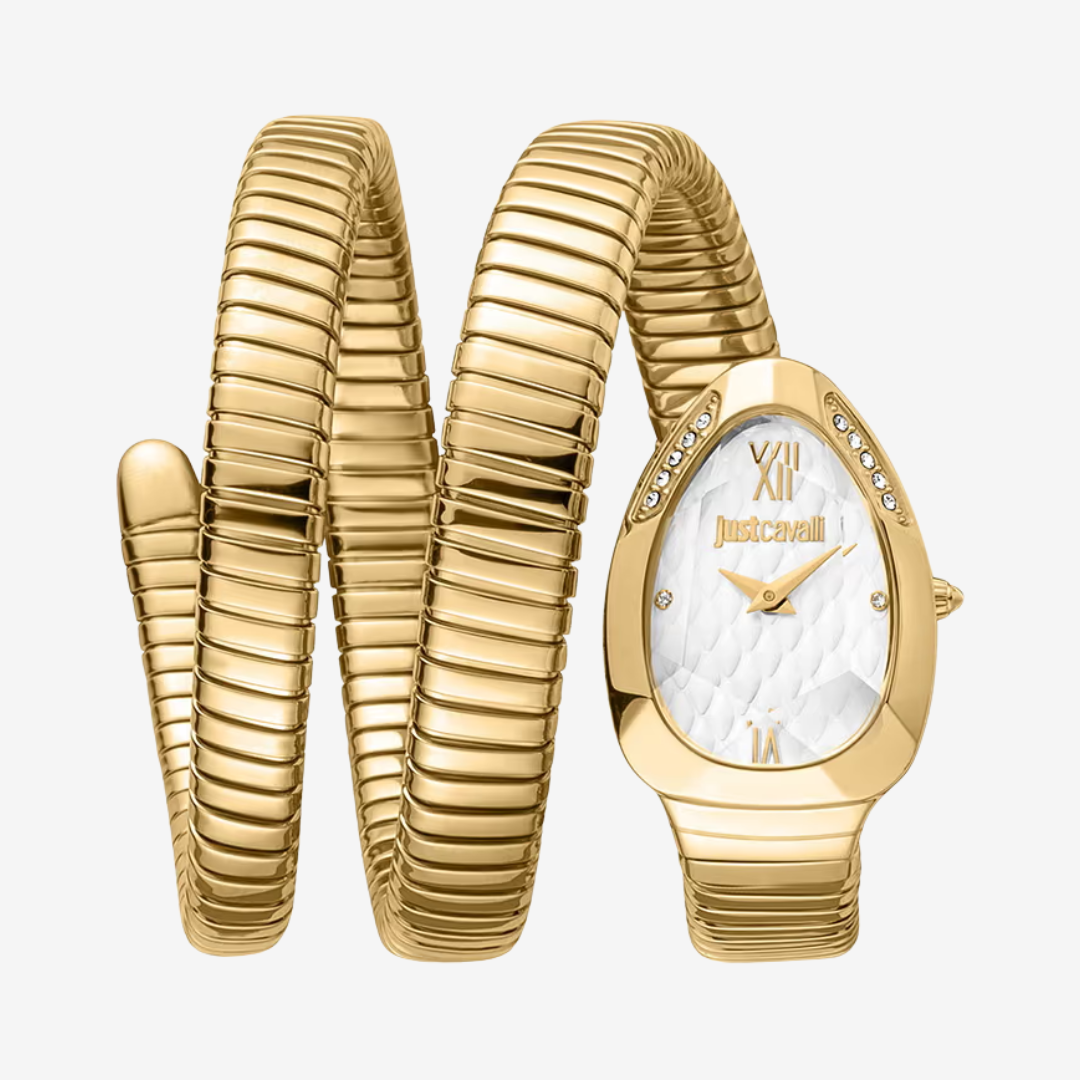 Just Cavalli Women’s Analog Watch – 224M0035, 34mm, Gold, Original