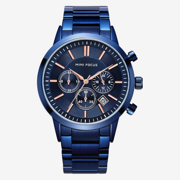 Mini Focus Casual Watch – MF0188G. Men’s 42mm Navy Blue Original