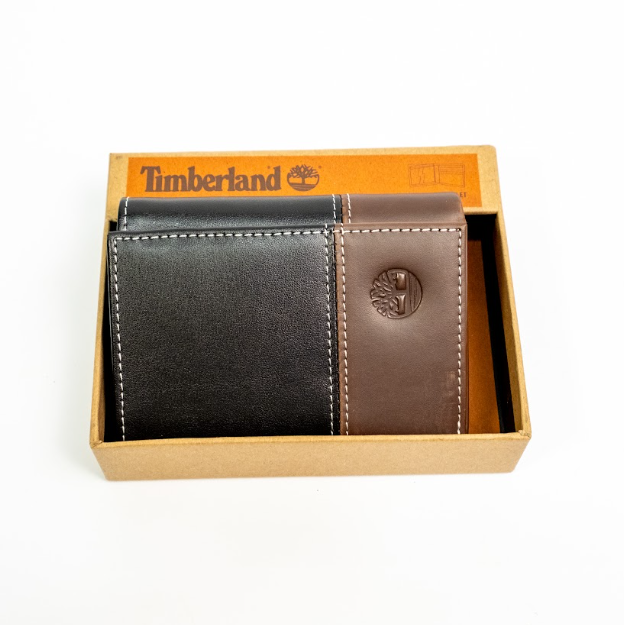 Timberland Trifold Wallet Black Brown